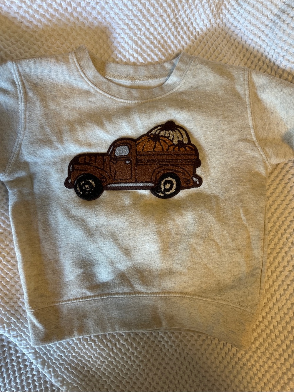 Sweet Wink Kids Sweatshirt Halloween, fall, pumpkin truck 3T